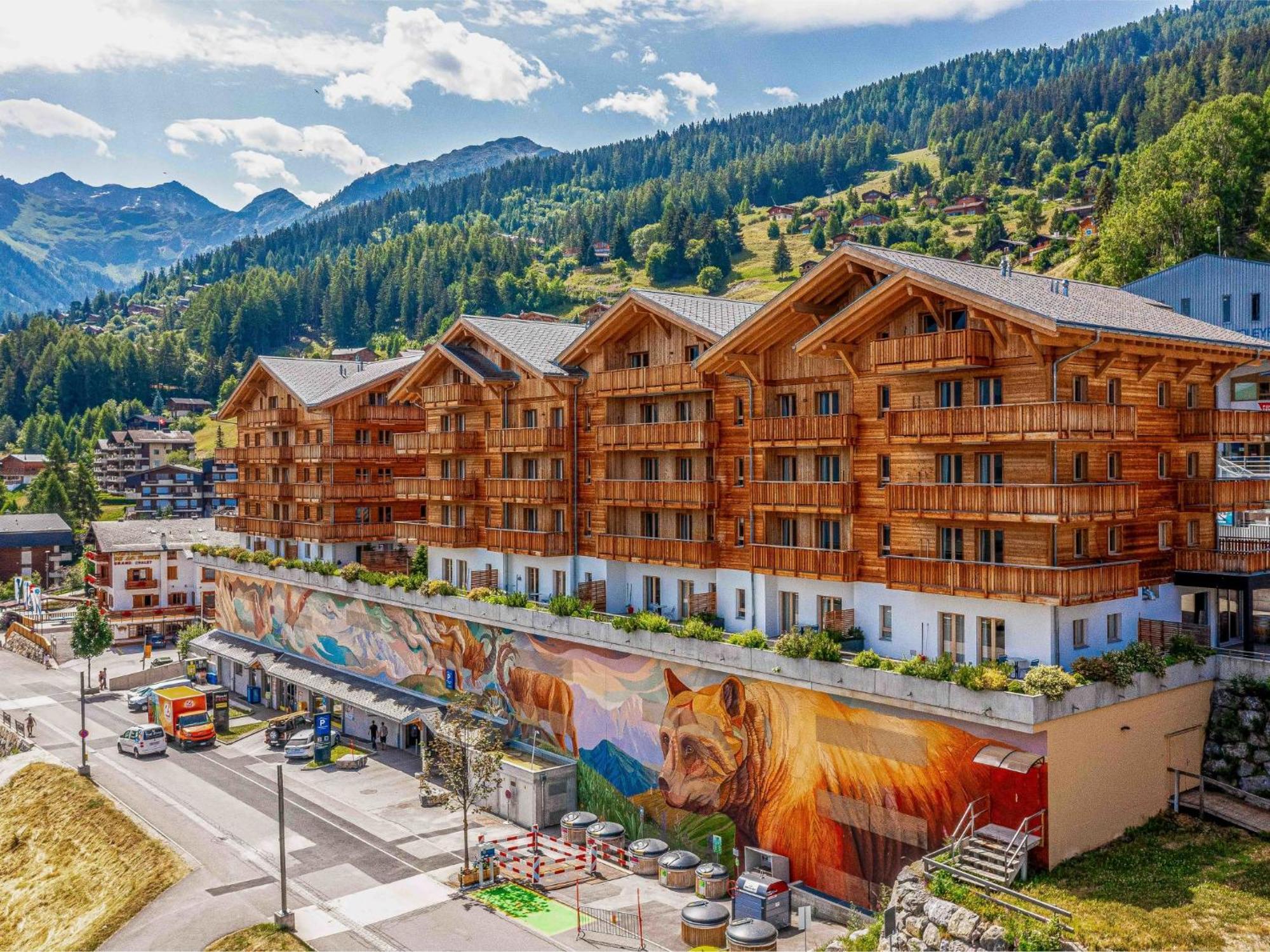 Apartment T-Resort La Tzoumaz 3P6 Vue Vallee By Interhome エクステリア 写真