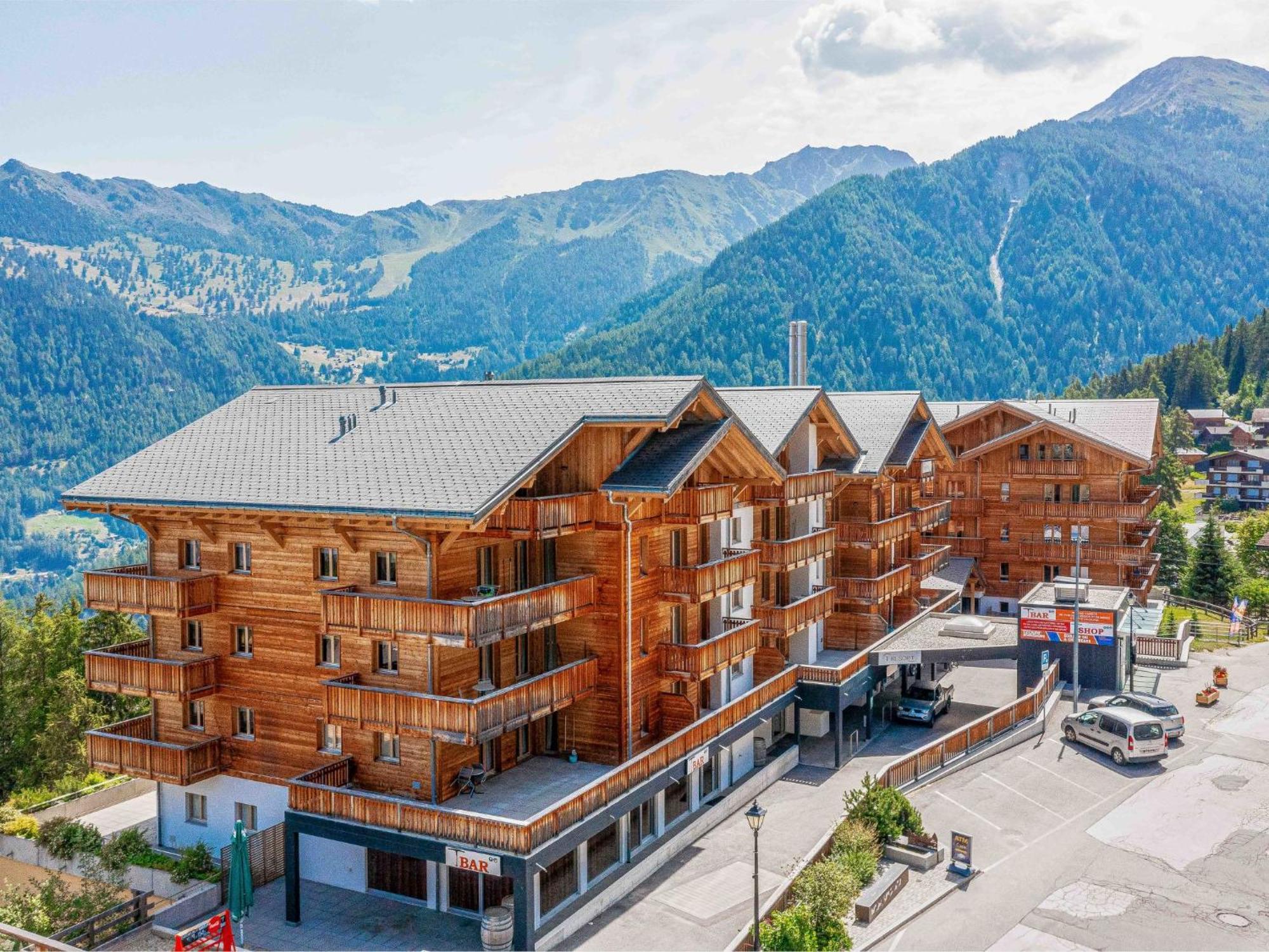Apartment T-Resort La Tzoumaz 3P6 Vue Vallee By Interhome エクステリア 写真