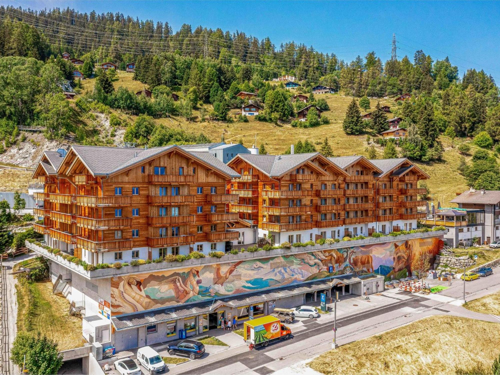 Apartment T-Resort La Tzoumaz 3P6 Vue Vallee By Interhome エクステリア 写真